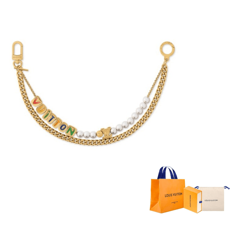 LOUIS VUITTON Chain Belt Gold