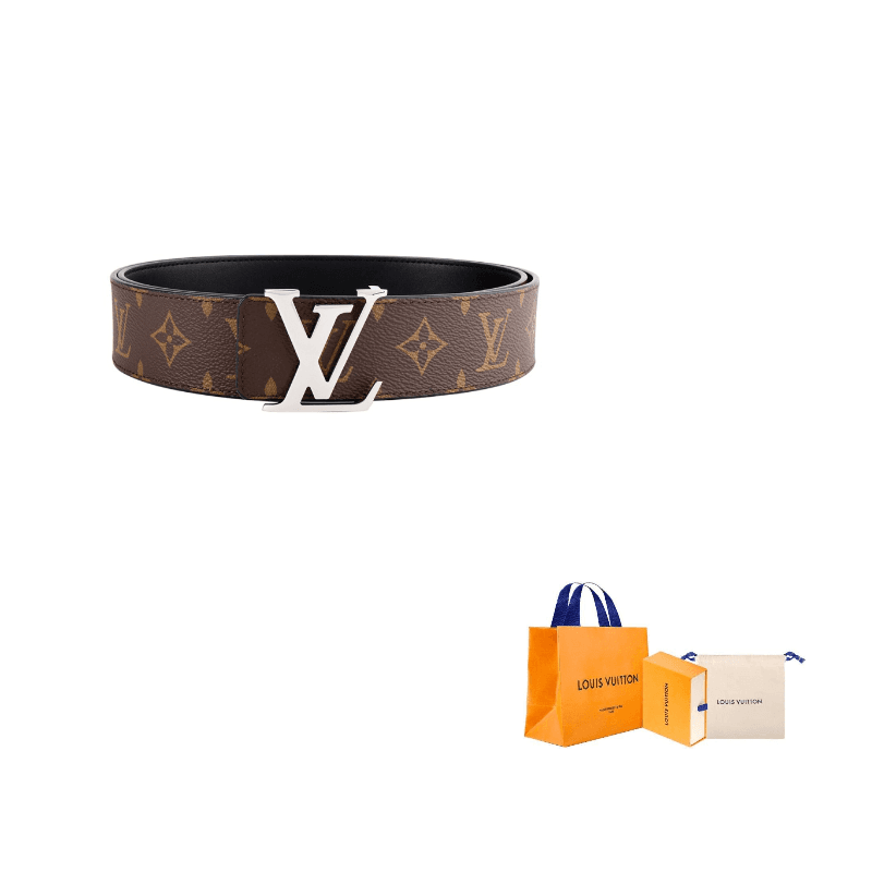 LOUIS VUITTON Belt Lv Initiales Reversible 1.5 Width Monogram