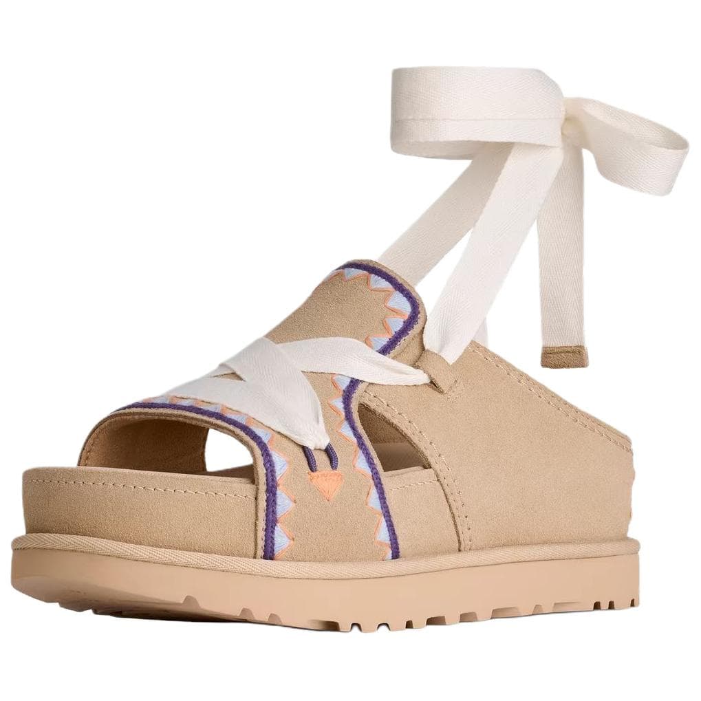 UGG Golden Family Glitter Gold One Strap Sand