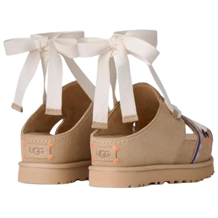 UGG Golden Family Glitter Gold One Strap Sand