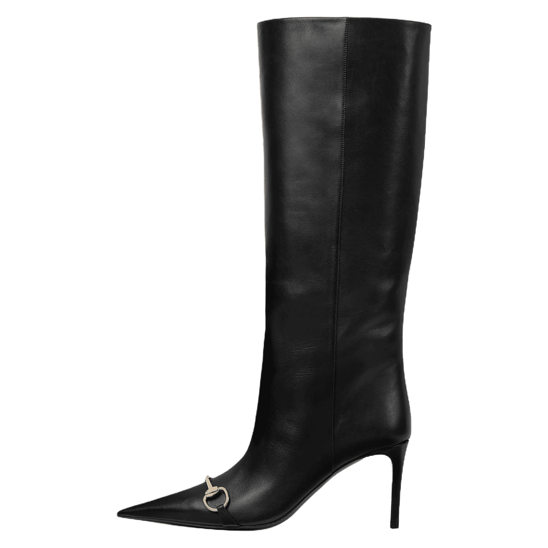 GUCCI Horsebit Primavera Donna Knee high 8cm Black