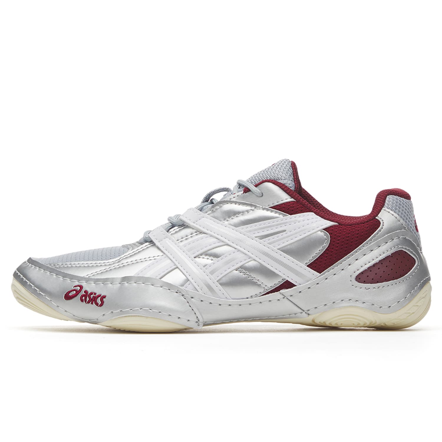 ASICS Hypersync Breathable Coverage Lightweight Vintage Silver Red
