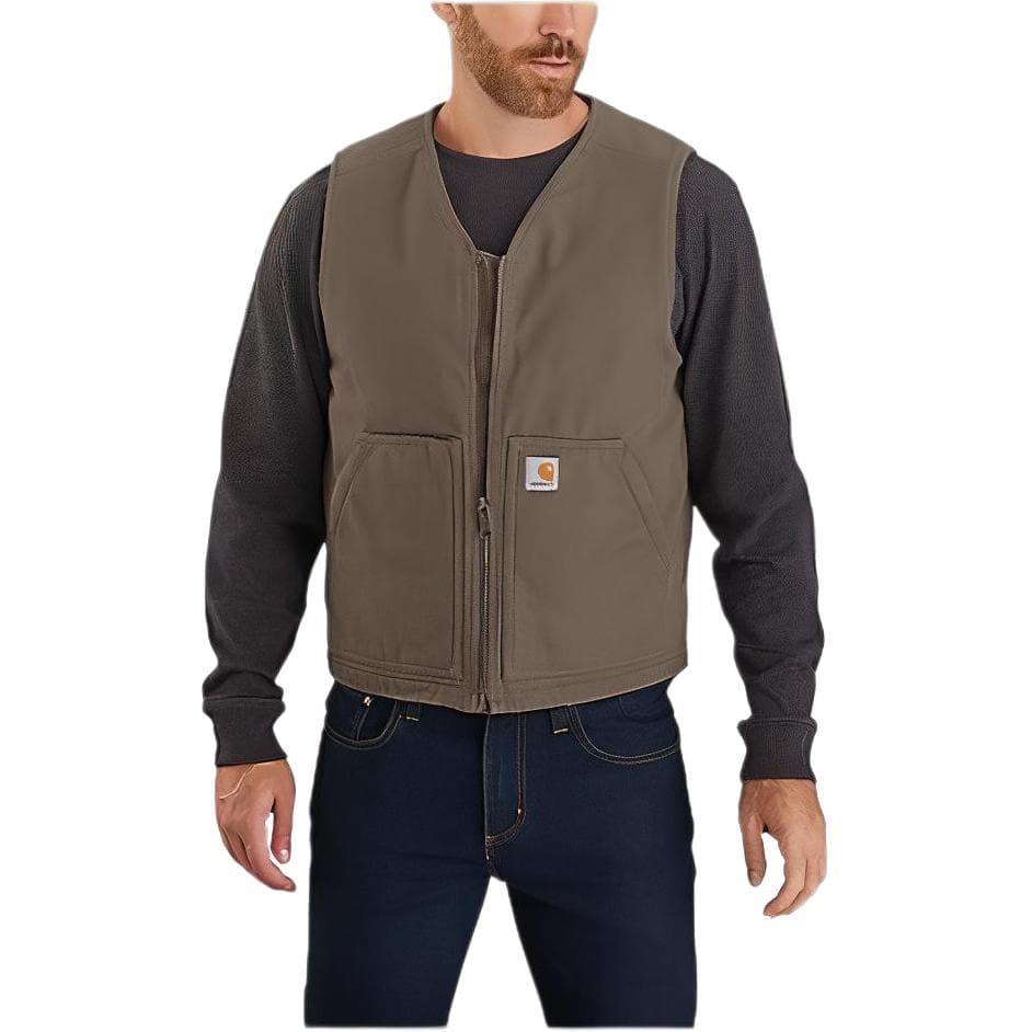 Carhartt 104394 WASHED DUCK SHERPA LINED VEST Relaxed Fit
