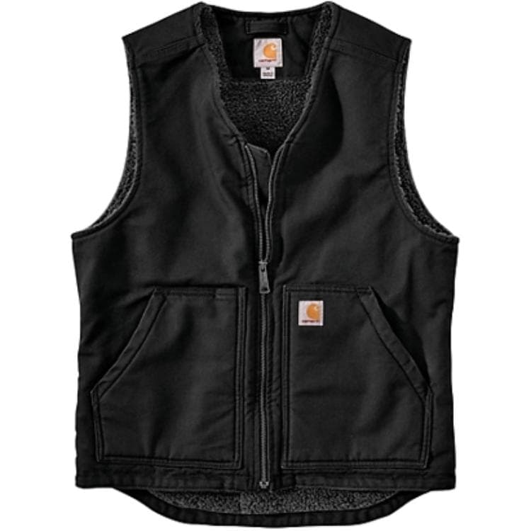 Carhartt 104394 WASHED DUCK SHERPA LINED VEST Relaxed Fit