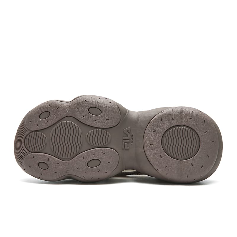 FILA BAGEL SANDAL Lightweight Height Increasing Breathable River Trekking Micro White/Misty Purple