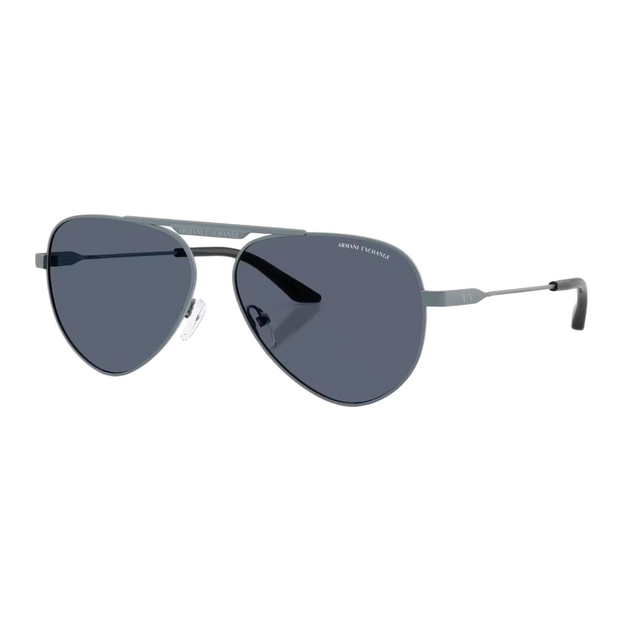 ARMANI EXCHANGEAE Metal Aviator Sunglasses Gray