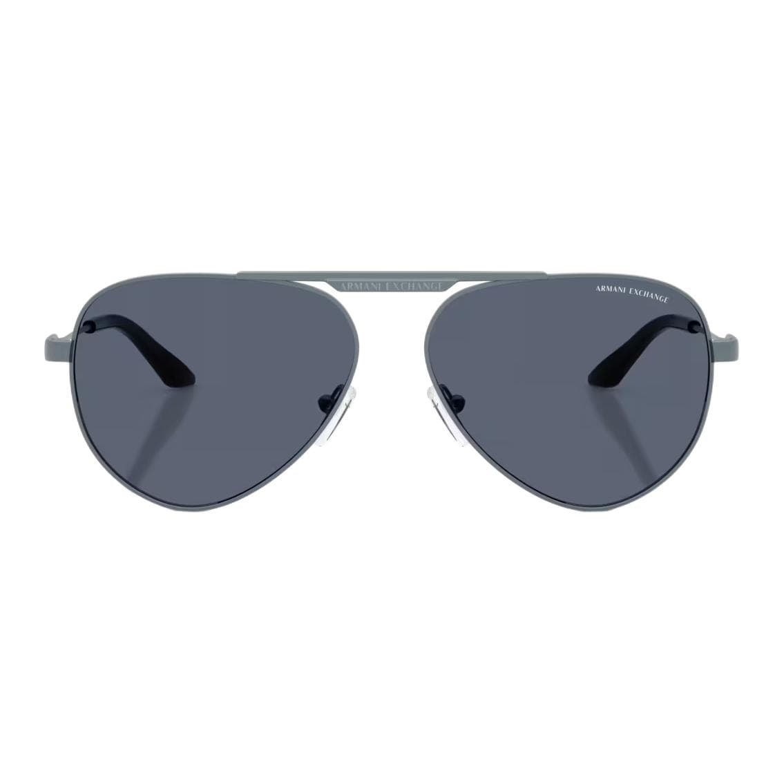 ARMANI EXCHANGEAE Metal Aviator Sunglasses Gray