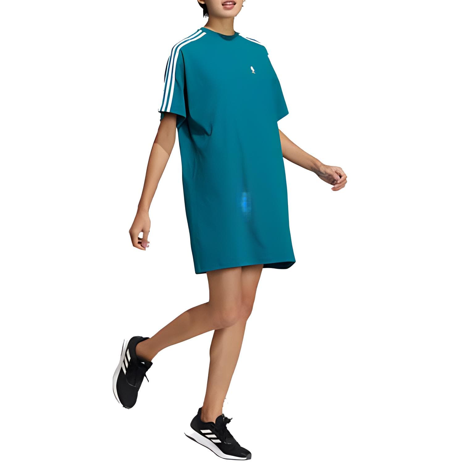 Adidas Neo Short Sleeved Dress Blue