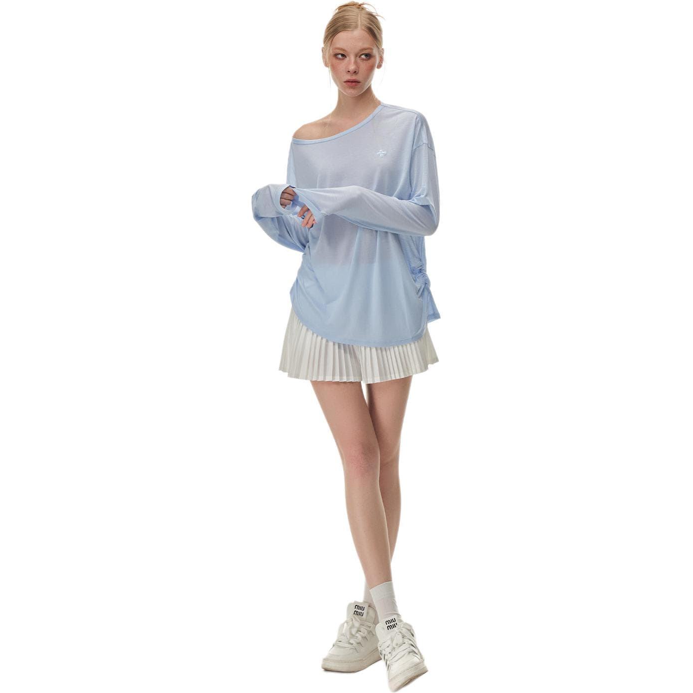CLIMAX VISION TShirts Asymmetrical Collar Thin Straight Fit