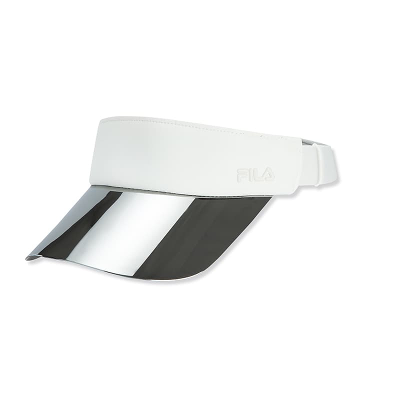 FILA Fitness Polyamide Elastane Visor Cap Jade White
