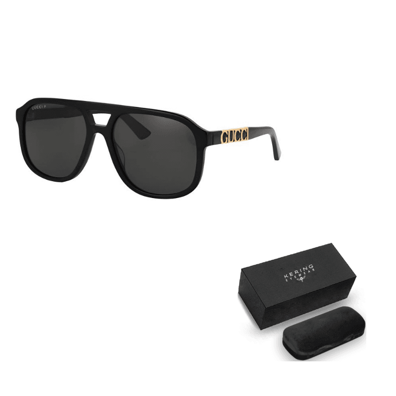 GUCCI Eyewear Aviator Sunglasses Black
