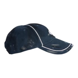 Balenciaga Logo Embroidered Distressed Cap