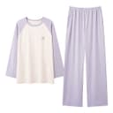 Women's Purple & Purple[100% cotton, Breathable & NonSweaty]