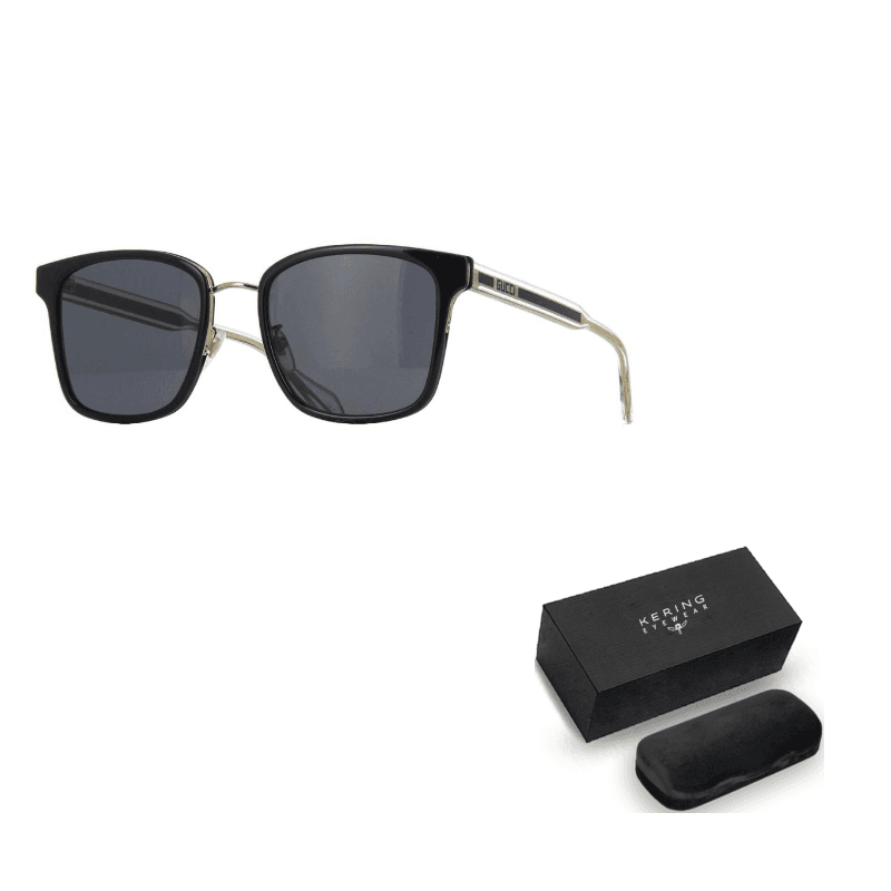 001 (Black Frame with Gray Lens)