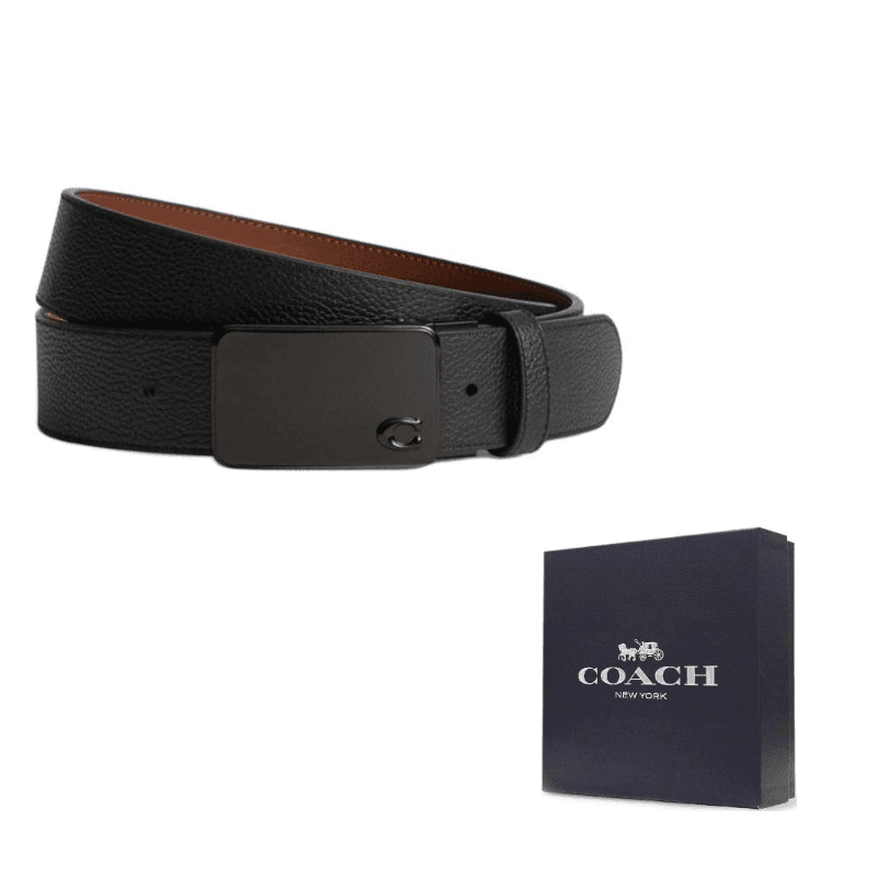 COACH Black/Brown Width 3.8cm