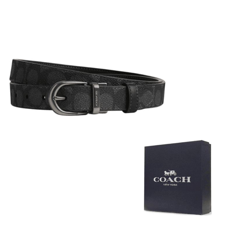 COACH Coated Canvas Black Width 2.5cm Black
