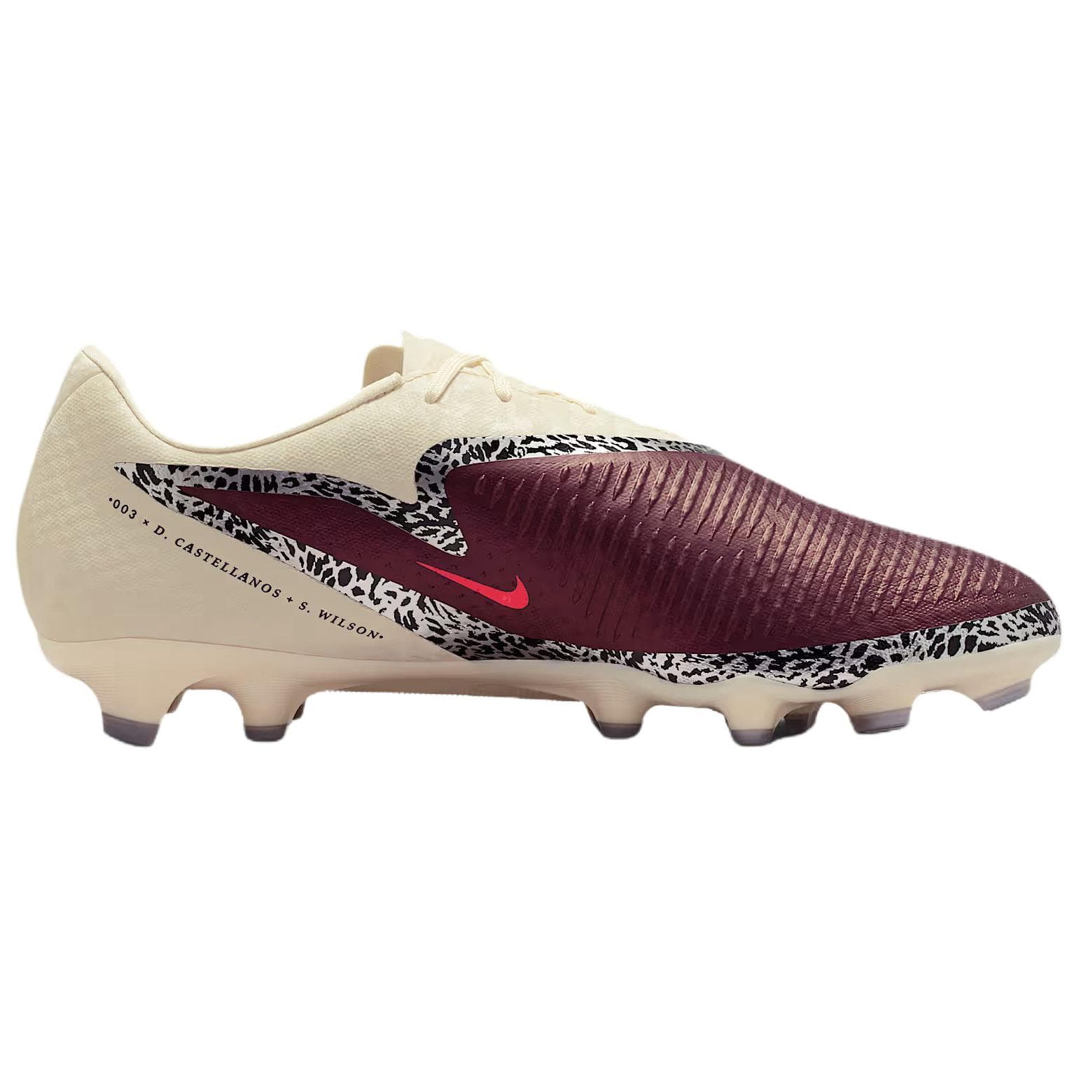Nike Phantom 6 Soccer Beige Red
