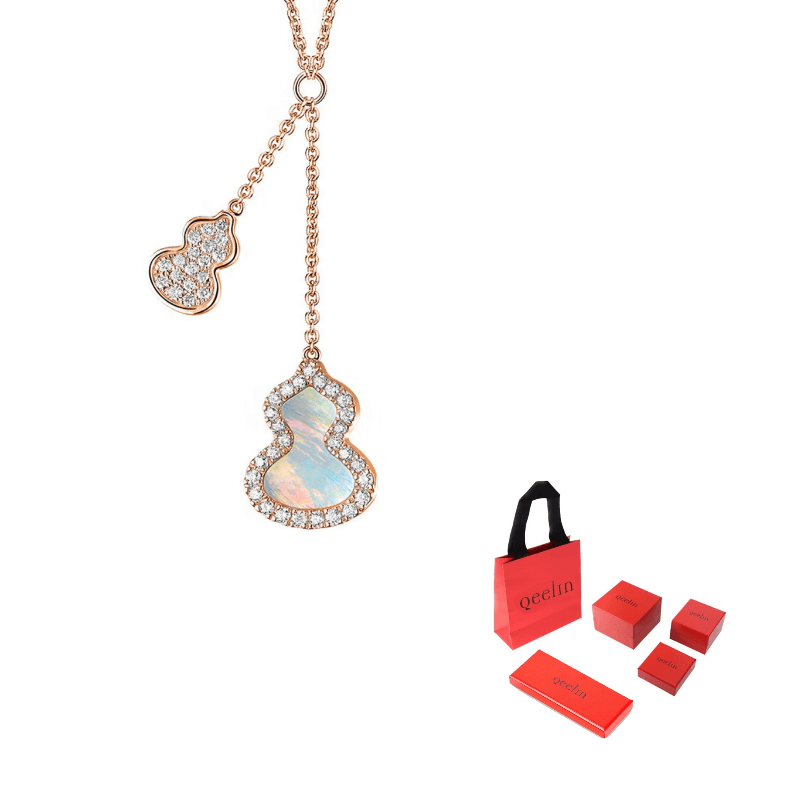 Qeelin Wulu Necklace Collection Mother Of Pearl Necklaces