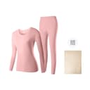 Women's Crew Neck Set (Pink) Pure Cotton SkinFriendly/3A Comfortable