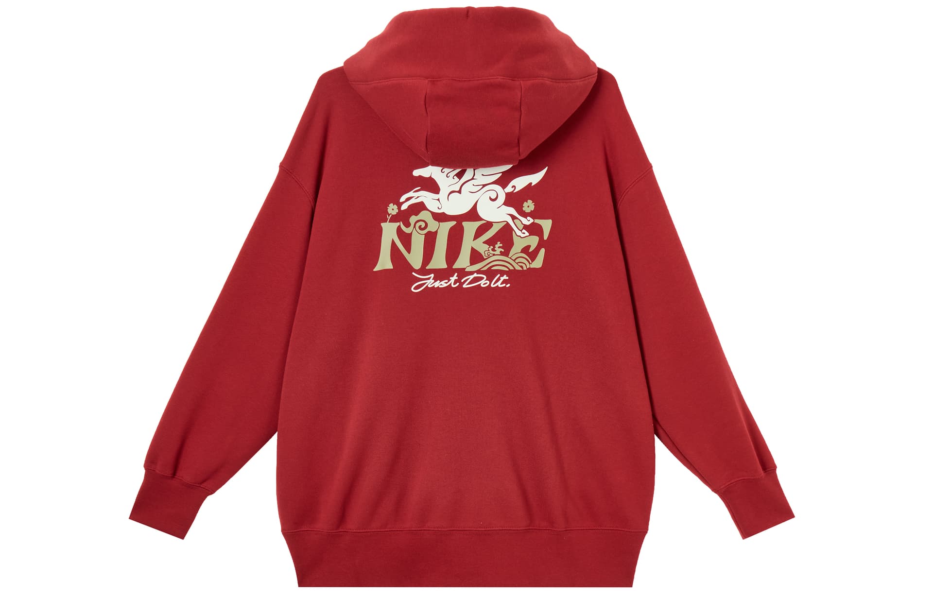 Nike Sweatshirts Red Hooded (Nondetachable) Moderate