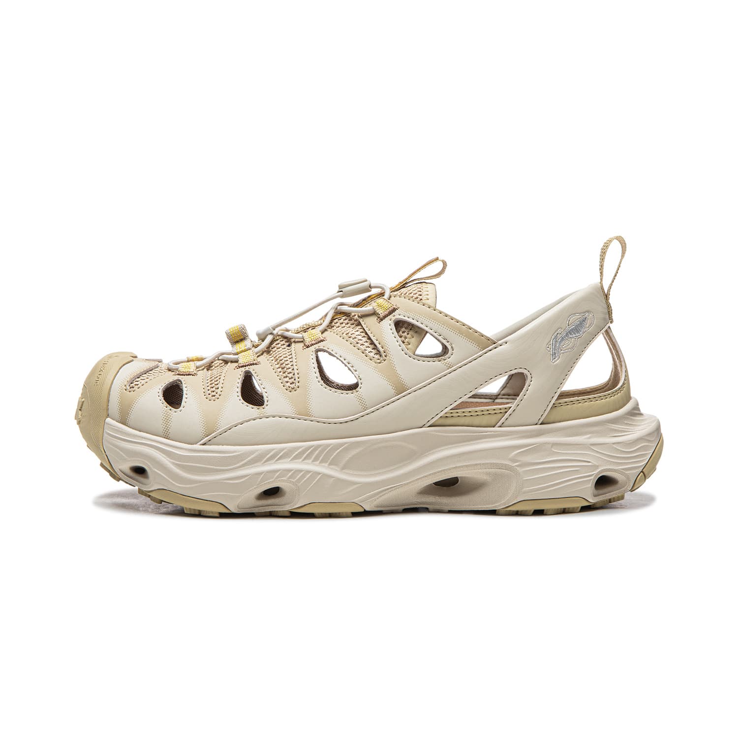 Li Ning Breathable Support River Trekking Oat Gray Plain Khaki
