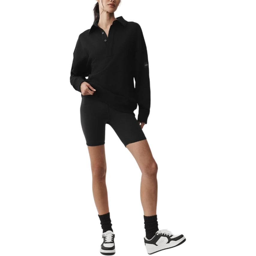Alo Yoga Sweatshirts Polo Collar Moderate