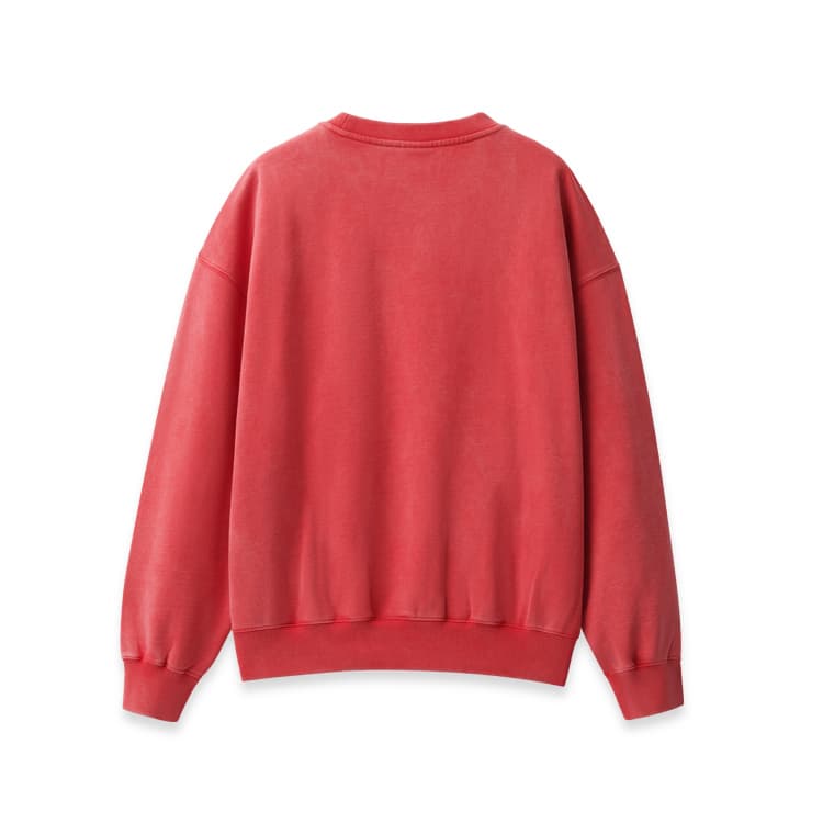 PANE Spring Crew Neck Sweatshirt Vintage Red