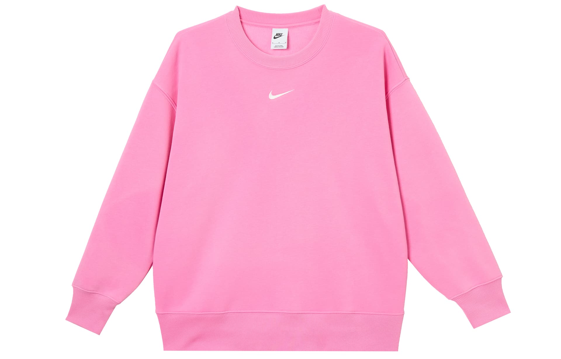 Nike Sweatshirts Pink Crew Neck Moderate