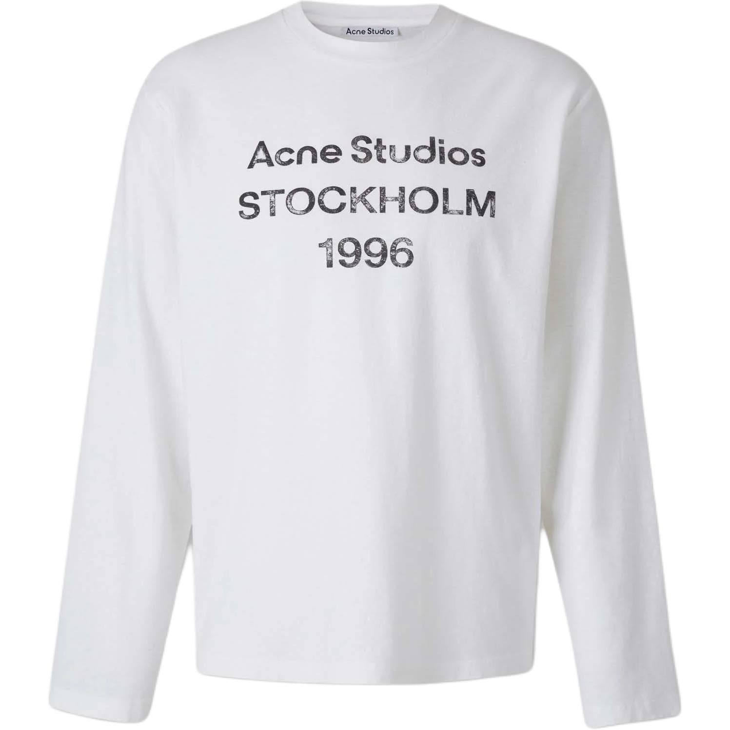 Acne Studios Logo Printed LongSleeved TShirt