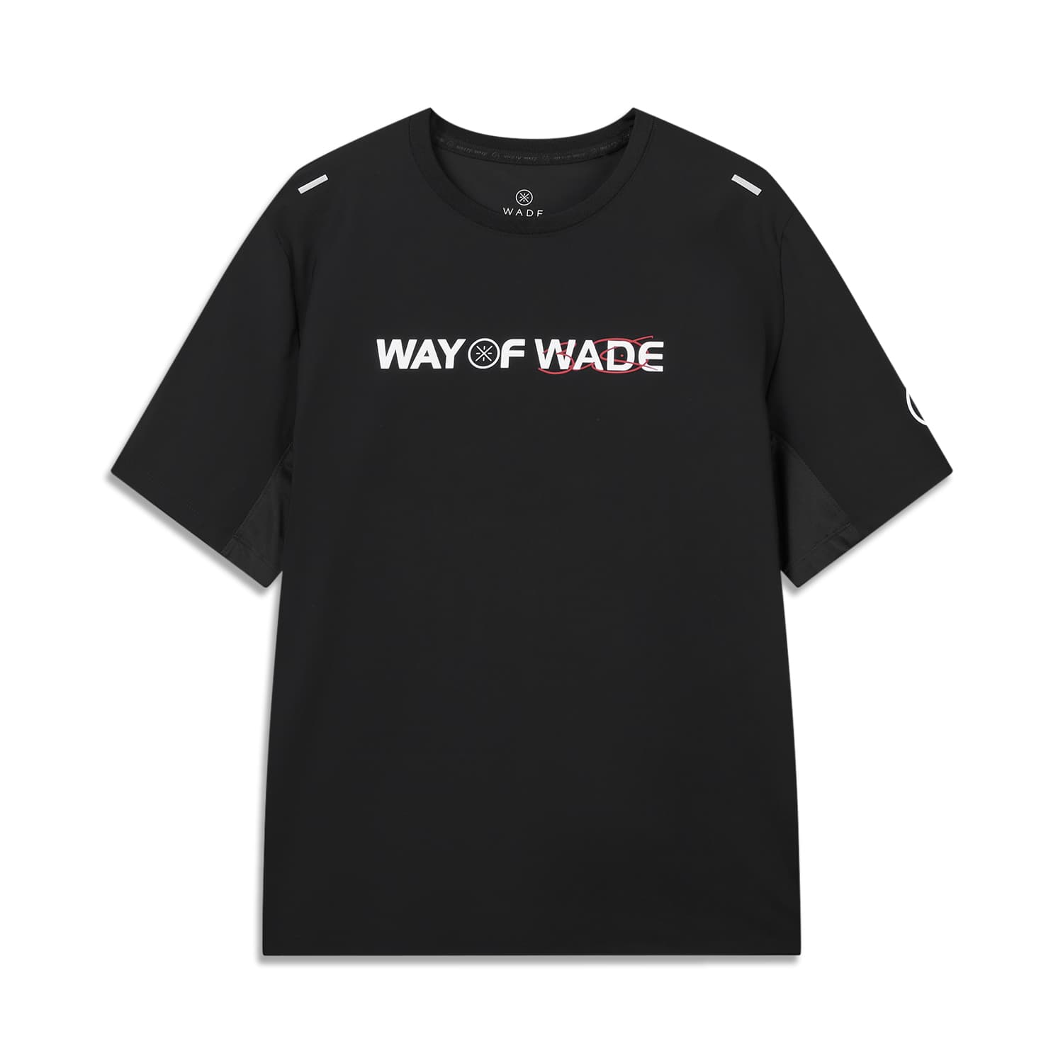 LiNing Way Of Wade TShirts Black Crew Neck Moderate