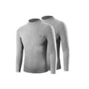 2 tops (light hemp gray + light hemp gray) with velvet and thickened / middle neck windproof