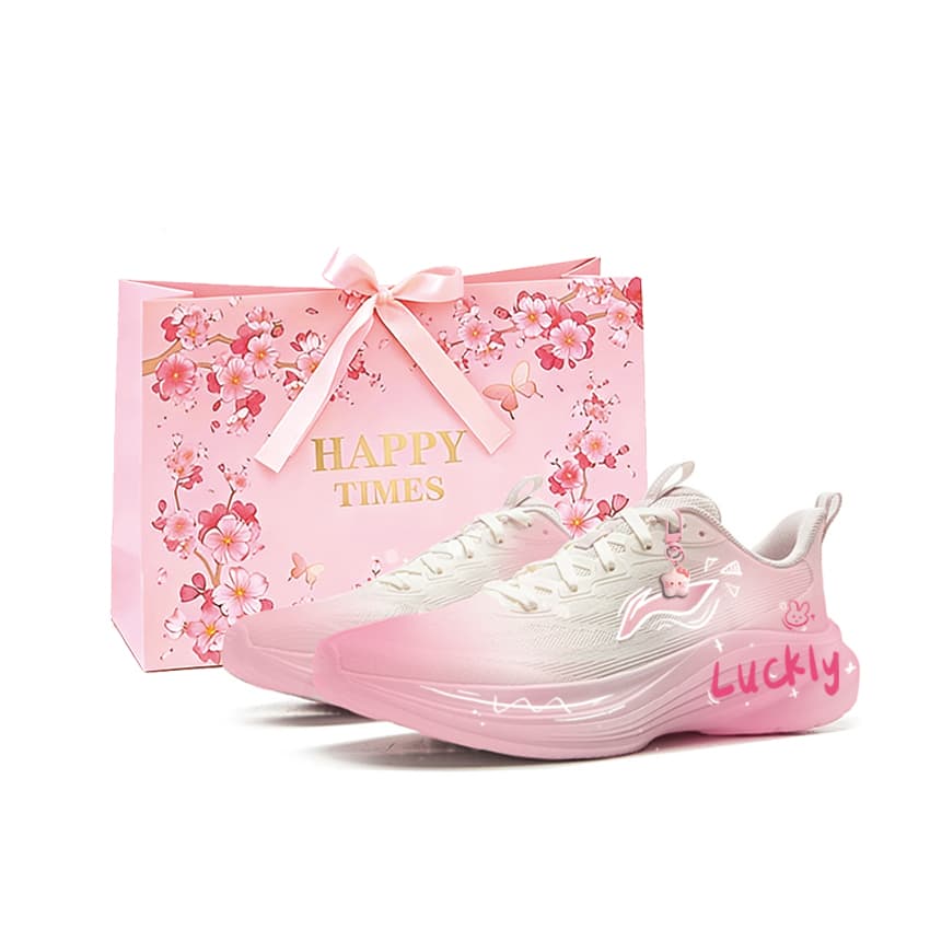 Li Ning Light Breeze Lightweight White Pink