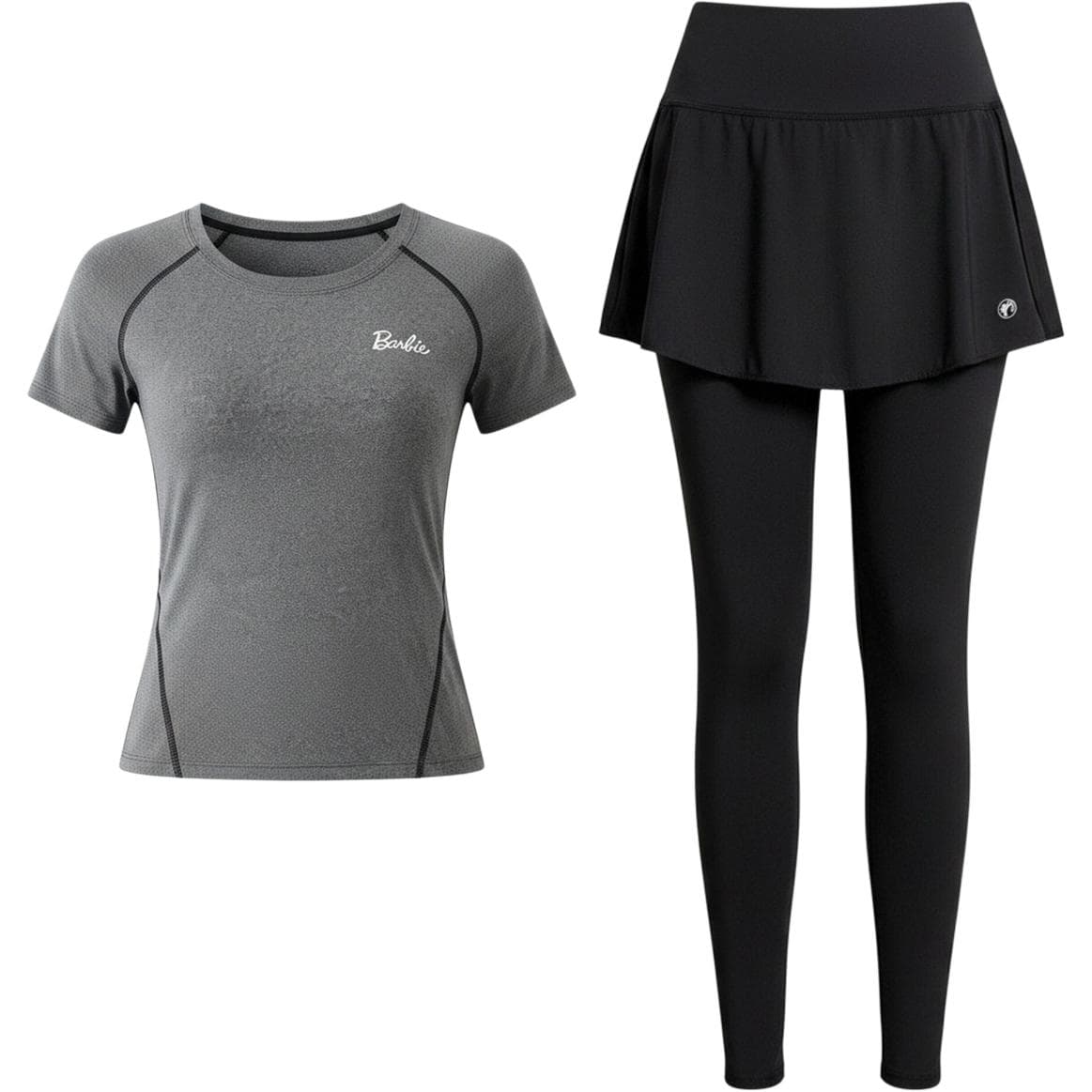 Barbie Fitness Sets Crew Neck Moderate