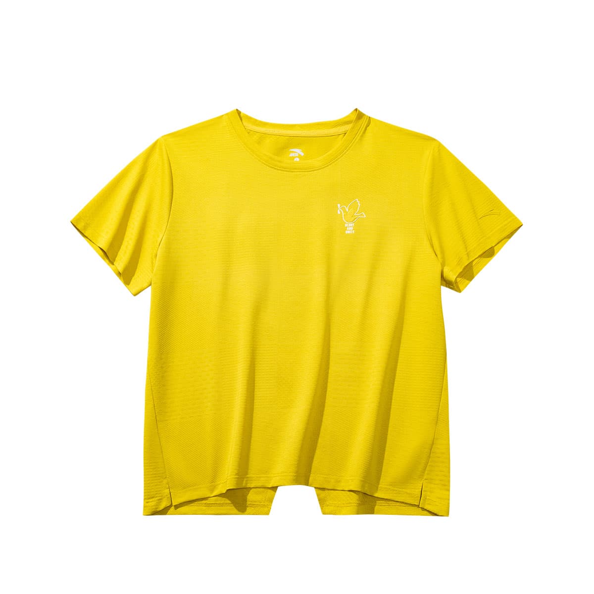Anta Short Sleeved Knitwear Secret Yellow Green