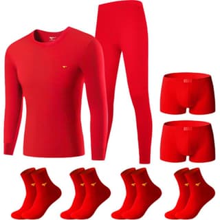 SEPTWOLVES Thermal Set 8 Piece Set Gift Box+Shopping Bag