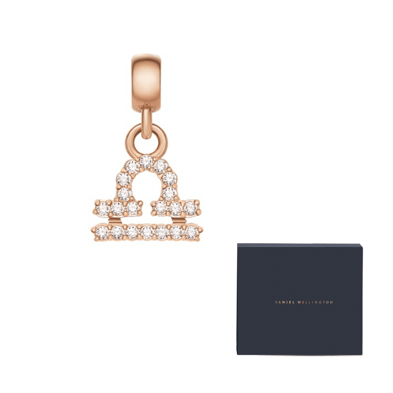 Daniel Wellington Crystal Stainless Steel , Karat Gold Coating Layer Crystal Pendant, Exclusive Whisper Collection