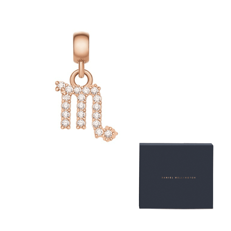 Daniel Wellington Crystal Stainless Steel , Karat Gold Coating Layer Crystal Pendant, Exclusive Whisper Collection