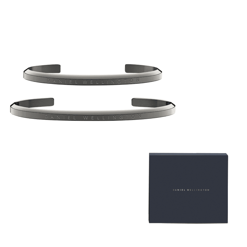 Daniel Wellington Alloy Bangles Space Gray Space Gray