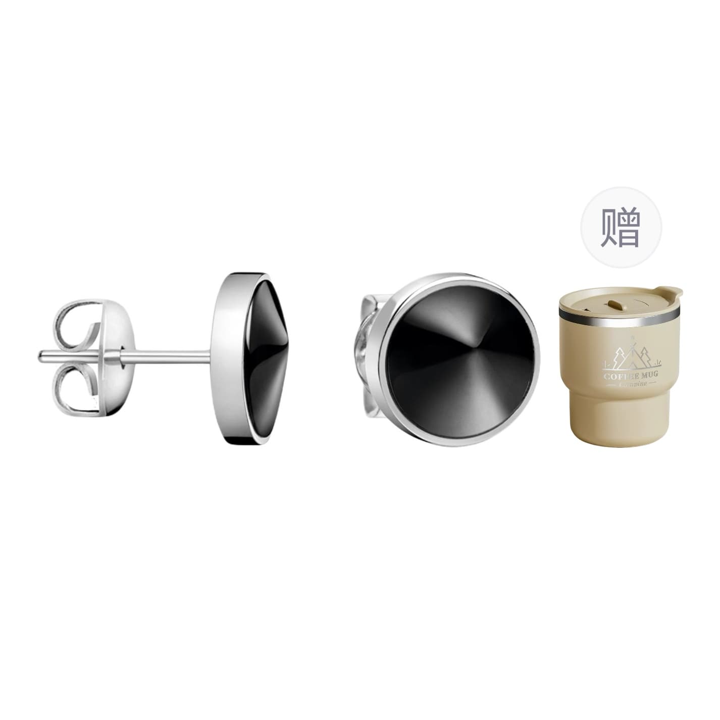 CALVIN KLEIN 316L Stainless Steel Instagram Style, Niche, Trendy, Luxury, Premium Aesthetic, Versatile Stud Earrings