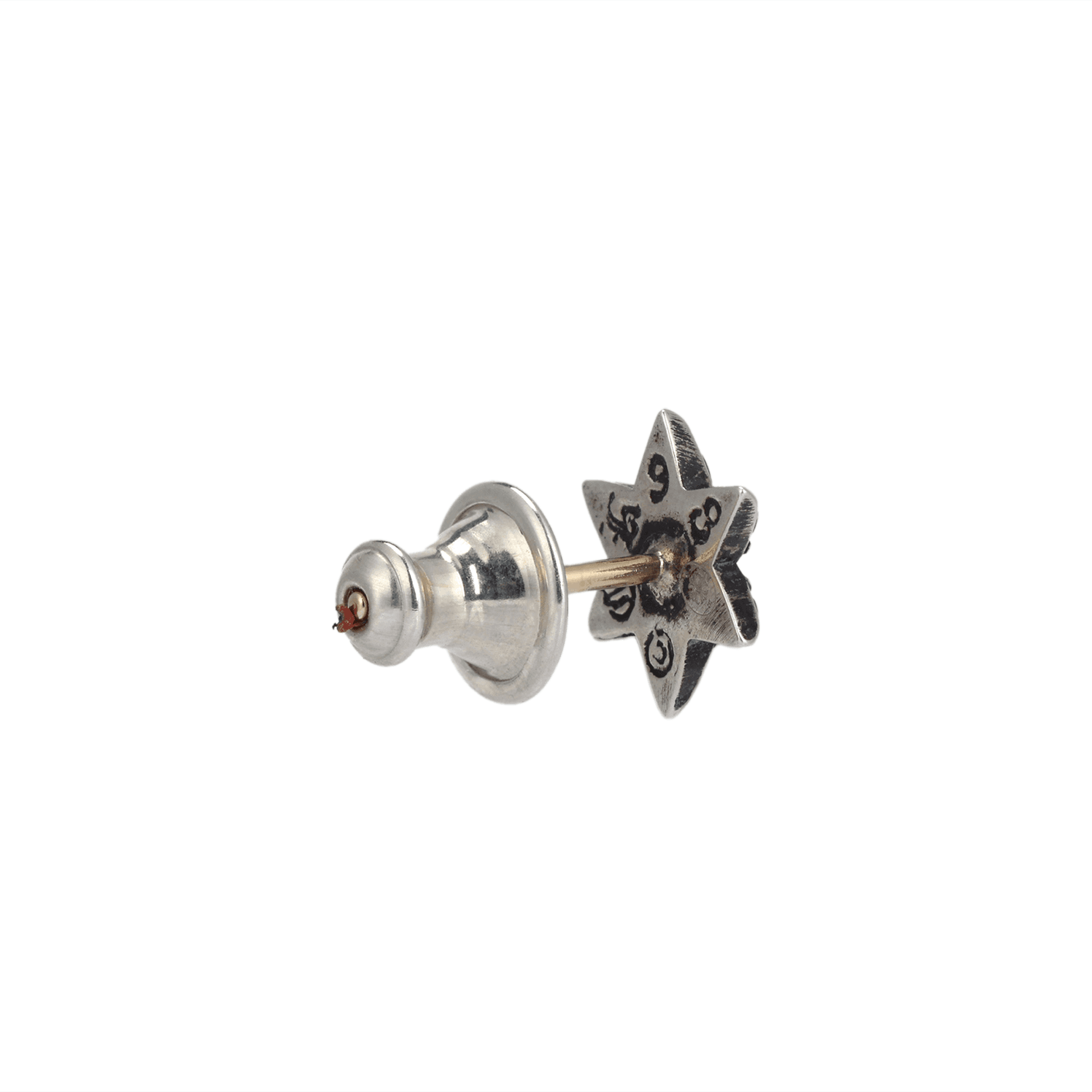 Chrome Hearts 925 Sterling Silver Stud Earrings Silver
