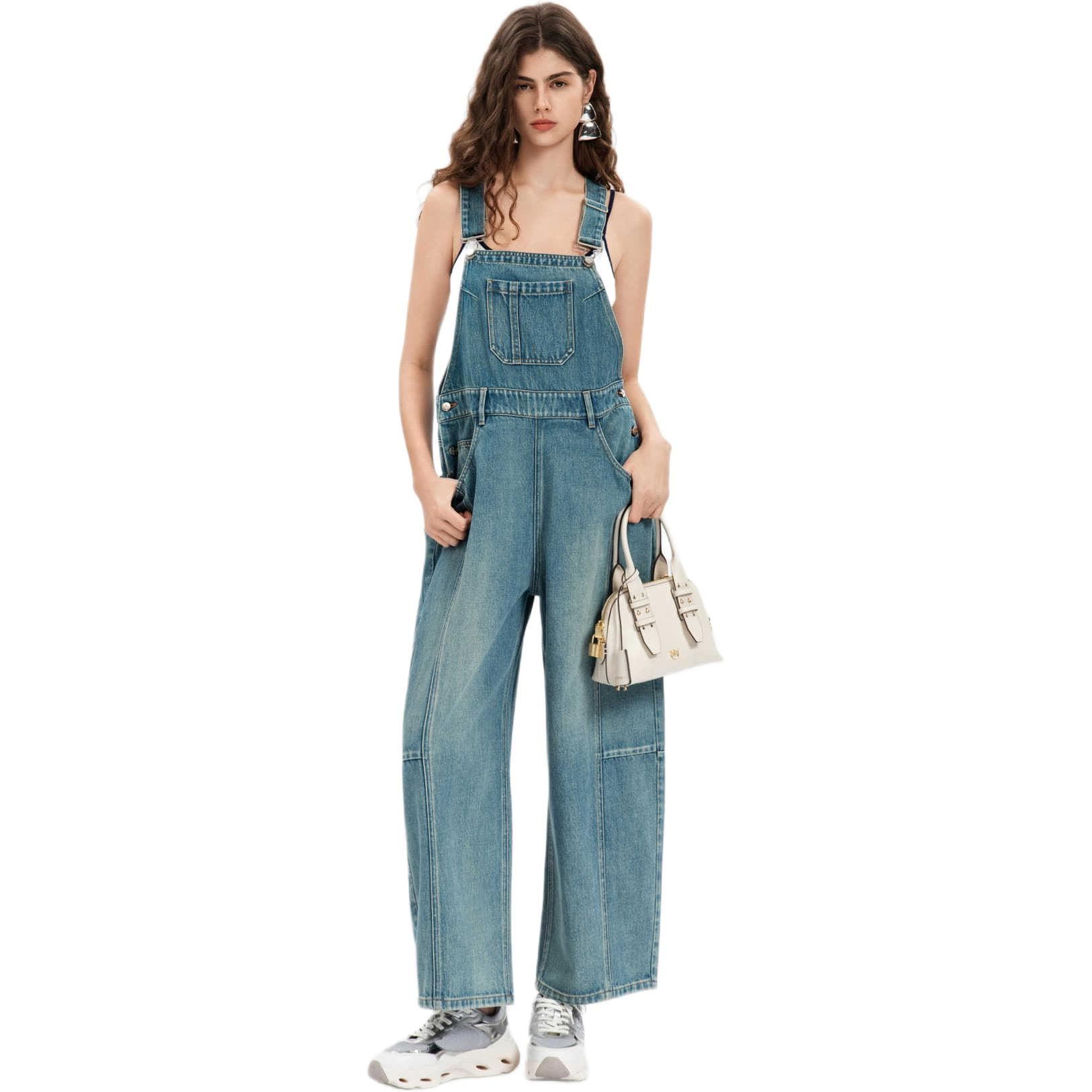 PINKO Blue Moderate Wide Leg