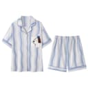 Women'sMist Blue Stripe/Top Hat Dog