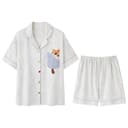 Women'sLight Blue/Good Night Kitten