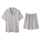 Men'sLight Mist Gray[100% cotton, Moisture Absorption and Breathable]