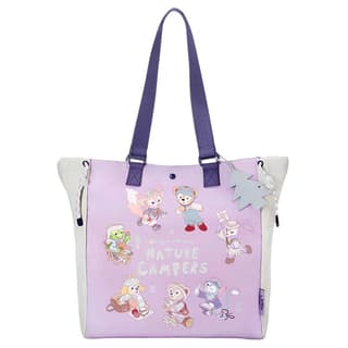 Disney Duffy Friends Little Natural Explorers Fabric Tote Bag, Shoulder Bag Purple