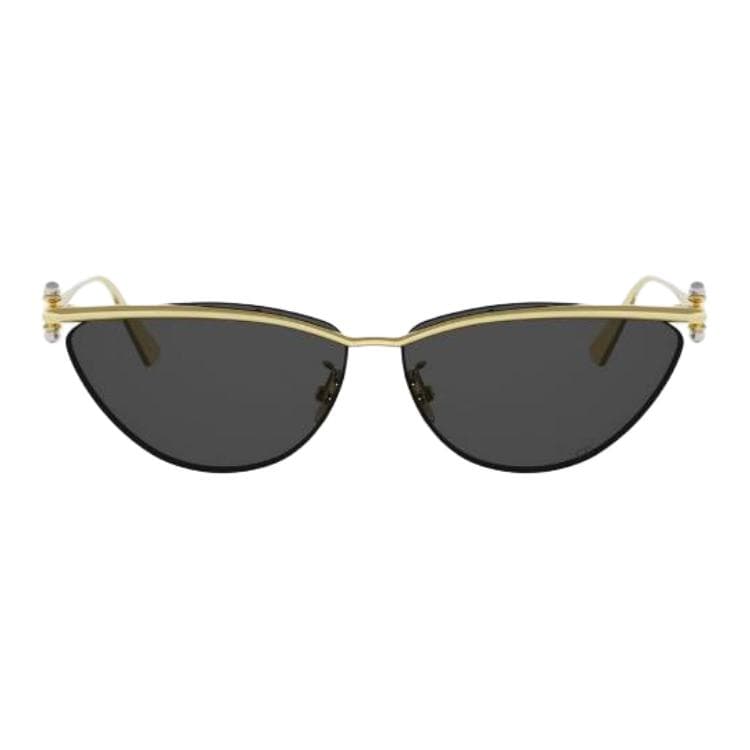 DIOR Metal Cat Eye Sunglasses Gold