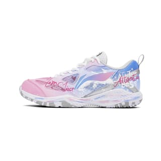 Li Ning Gale LITE Badminton Blue Pink