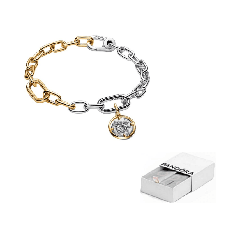 Pandora 925 Sterling Silver Alloy Bracelets Gold/Silver Gold/Silver