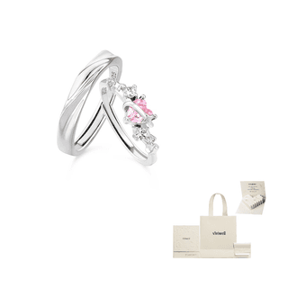 VIVIWELL 925 Silver Zircon Rings