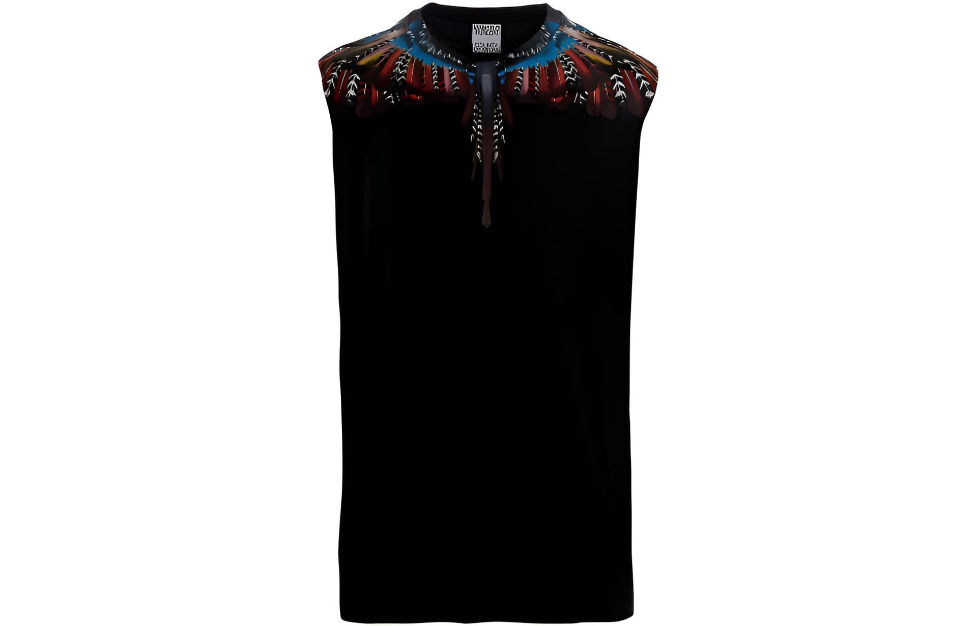 Marcelo Burlon Grizzly Wings sleeveless Tshirt Black